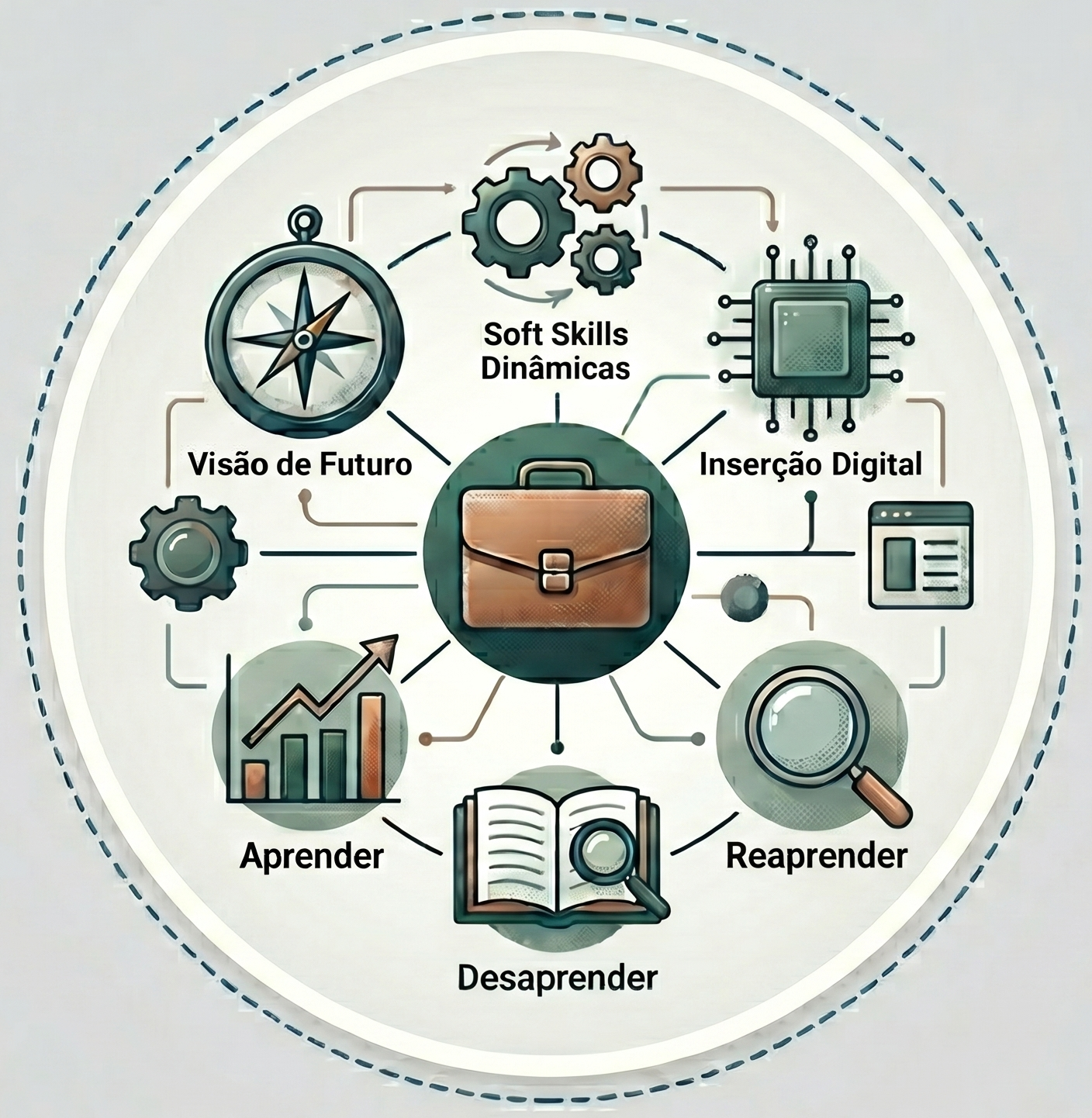 Ciclo de Aprendizagem: Aprender, Desaprender e Reaprender